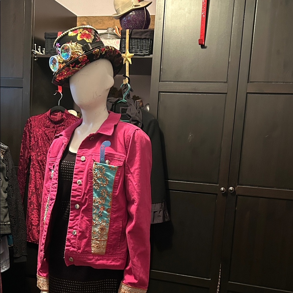 Handcrafted up cycled Coldplay jacket